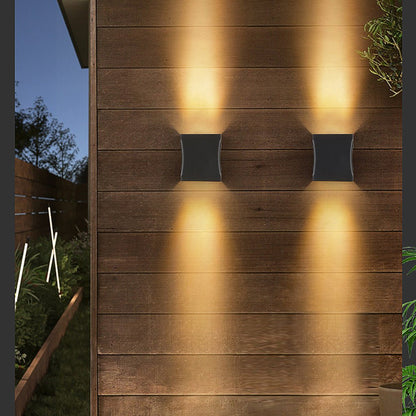 Black Wall Lights Modern up and down LED Outdoor Light