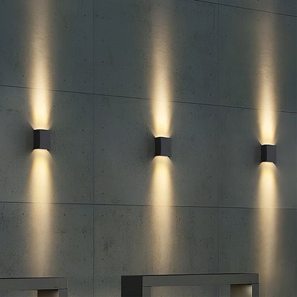 Black Wall Lights Modern up and down LED Outdoor Light