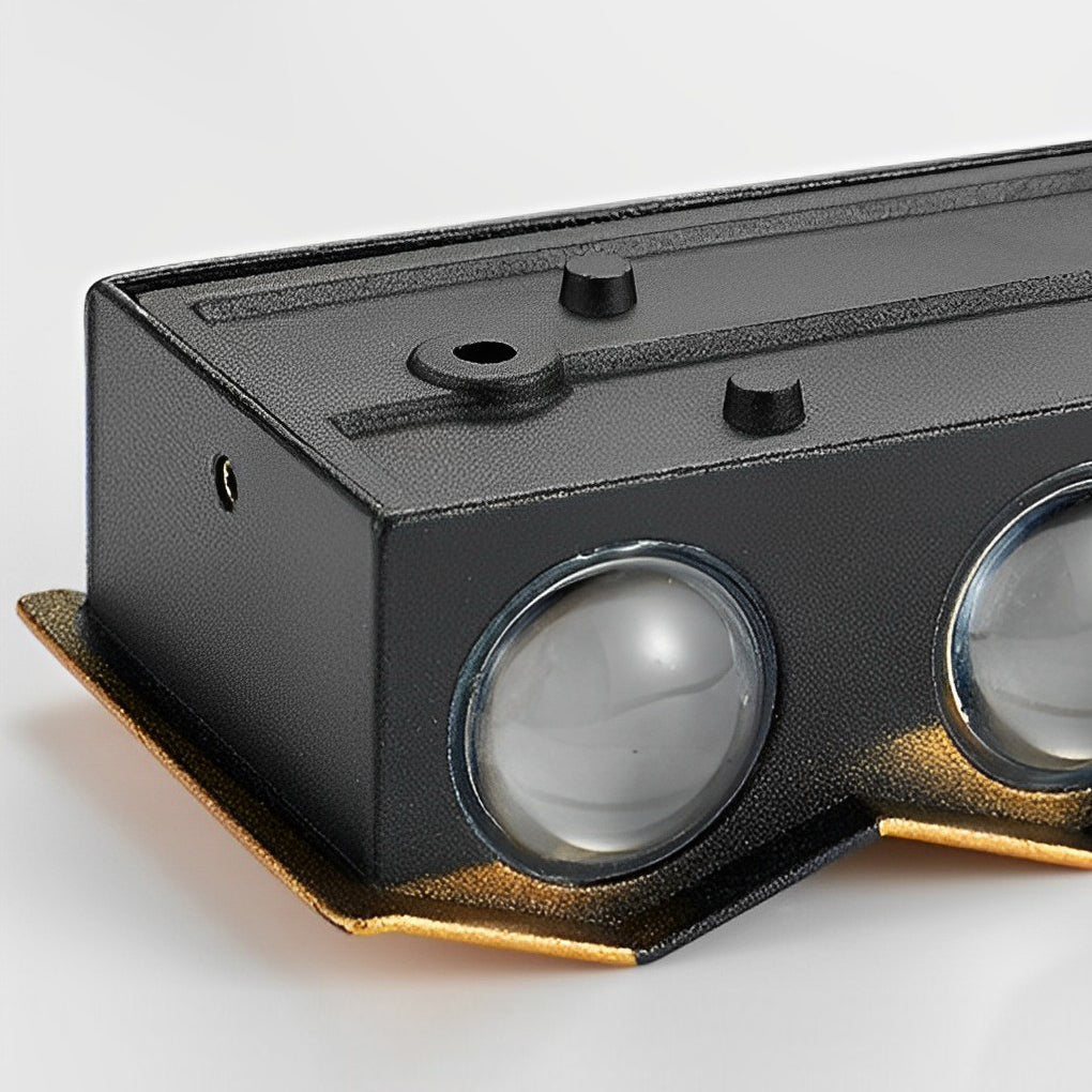 Modern up and down Wall Lights Black Gold Dual-Tone Light