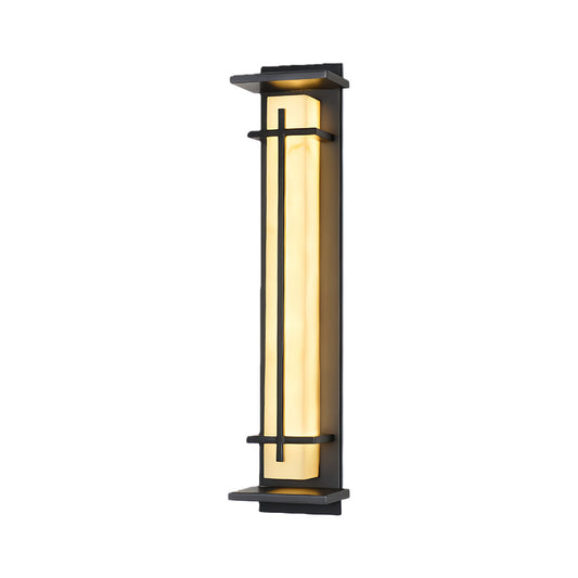 Black Outside Wall Lights Minimalist Waterproof Lamp