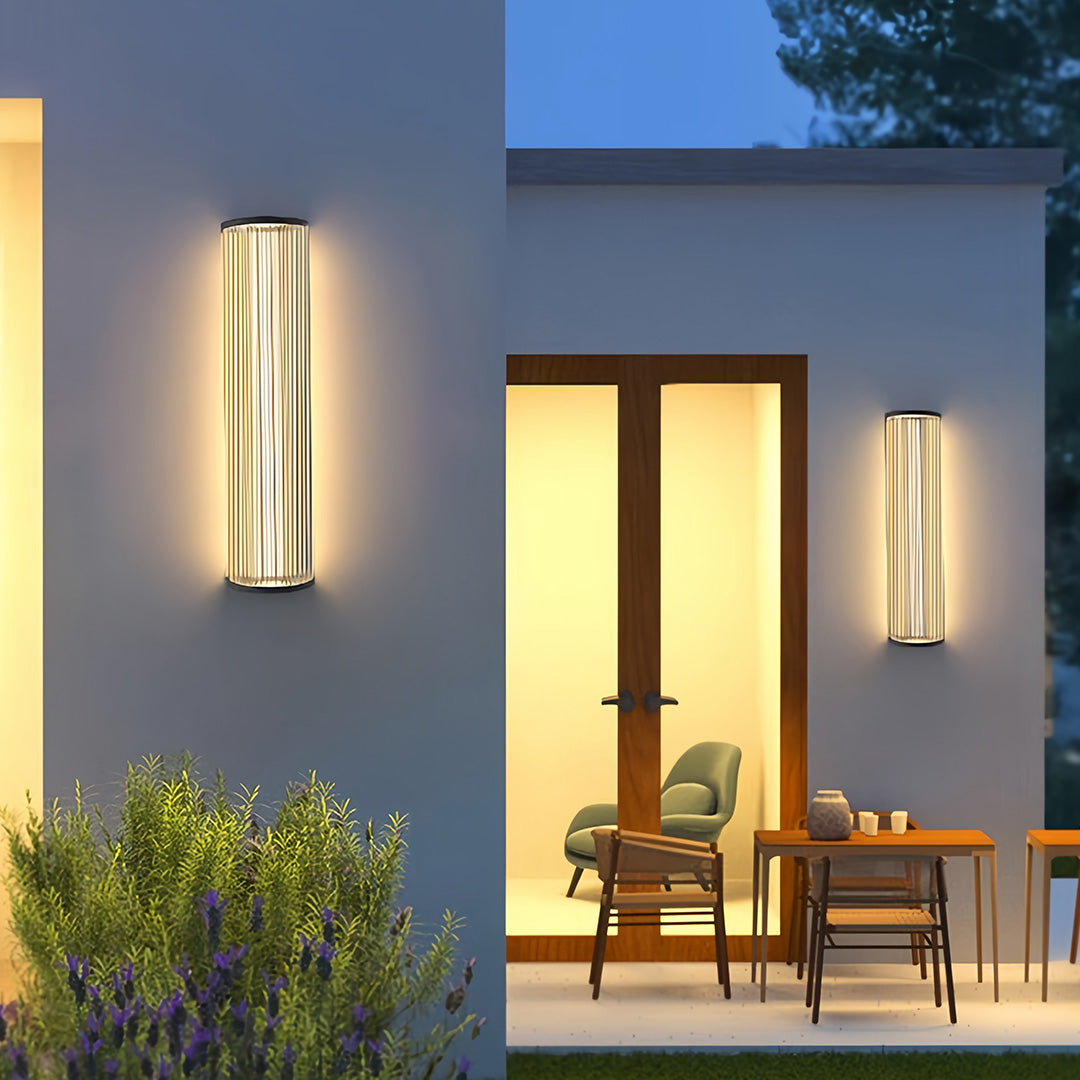 Vertical Wall Sconce Lighting Outdoor Waterproof Garden Lamp