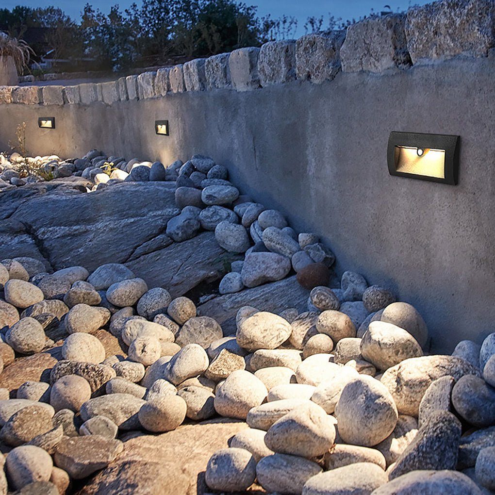 Motion Sensor LED Step Lights Modern Intelligent Outdoor Light