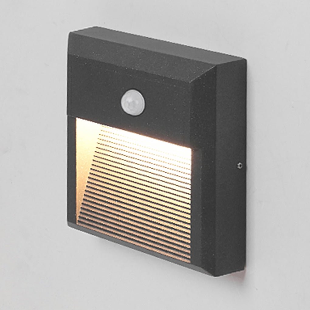 Motion Sensor LED Step Lights Modern Intelligent Outdoor Light