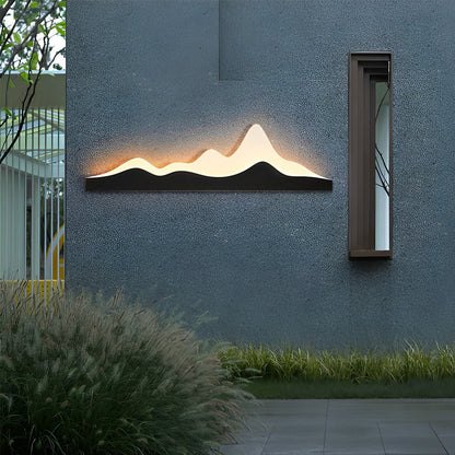 Mountain LED Wall Light Silhouette Creative Outdoor Light