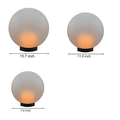 Acrylic Moon-Shaped Round Landscape Lighting Waterproof Modern Style