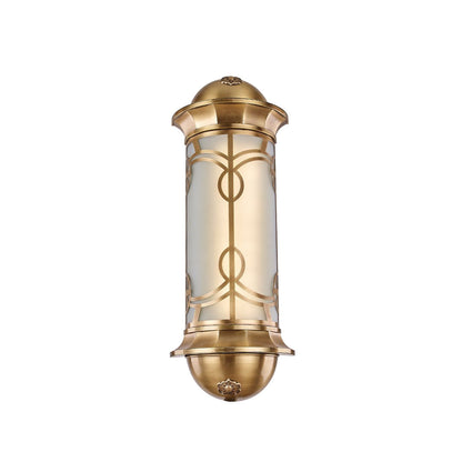 Copper Outdoor Wall Sconce European Style Outdoor Light