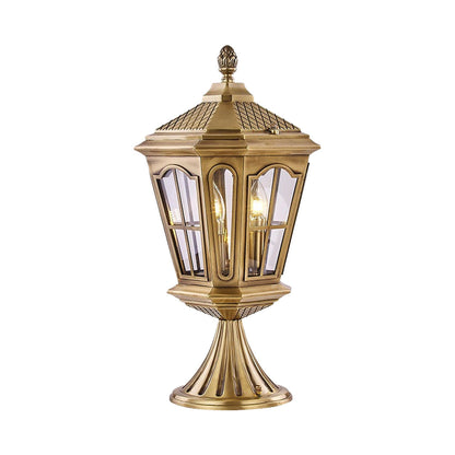 Exterior Pillar Mount Lights European Style Landscape Lamp