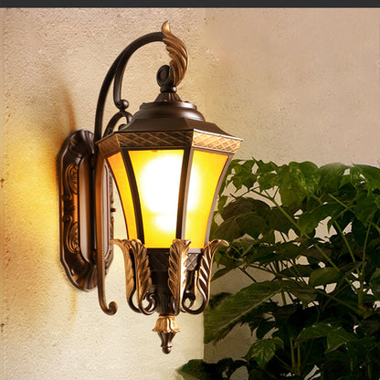 Copper Wall Sconce Outdoor European-Style Waterproof Lighting
