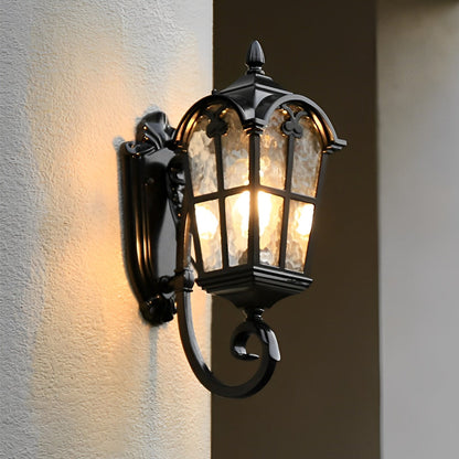 Outdoor Black Sconce European-Style Waterproof Lanterns