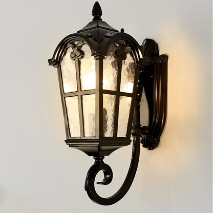 Outdoor Black Sconce European-Style Waterproof Lanterns