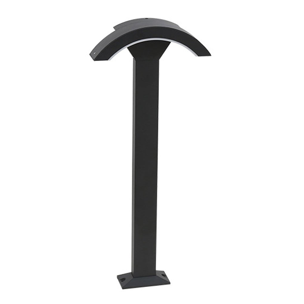 Fan-Shaped LED Lawn Pole Lamp with Motion Sensor Outdoor Landscape Lighting