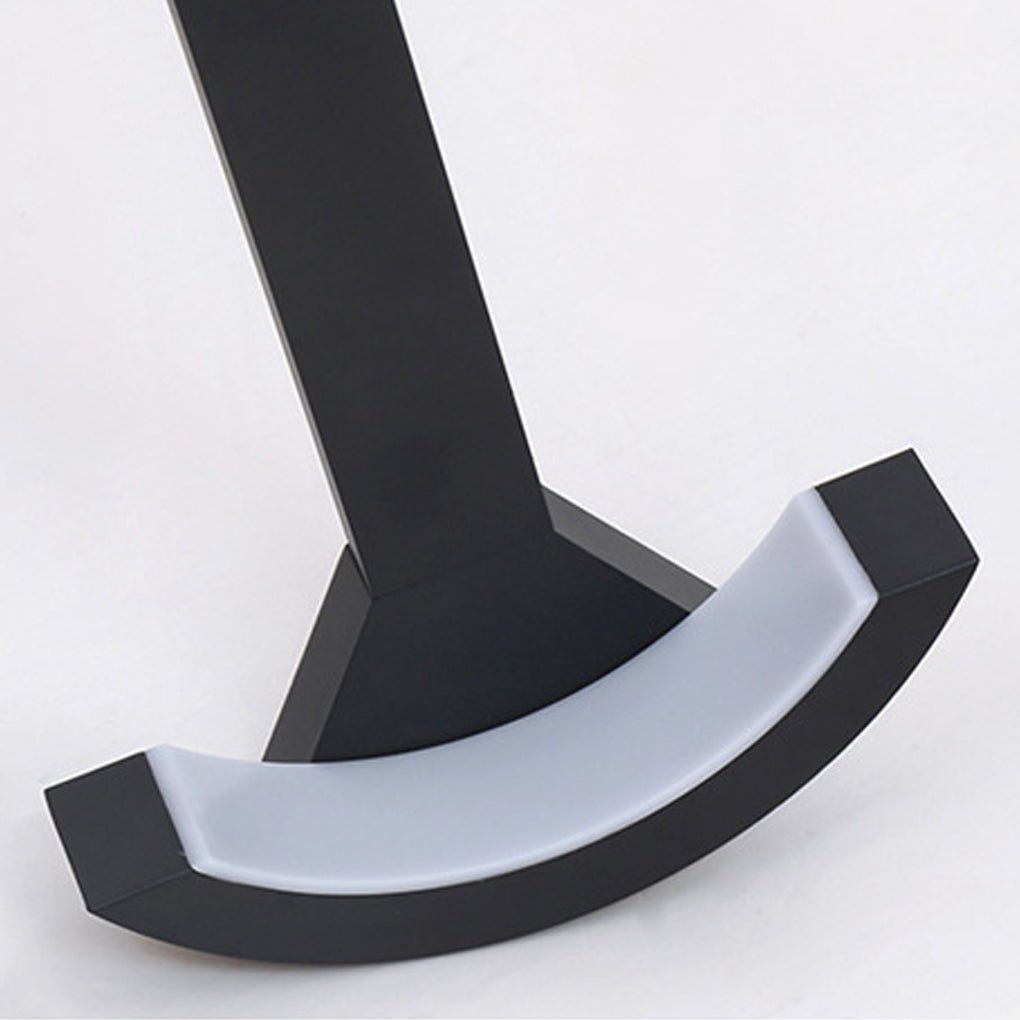 Fan-Shaped LED Lawn Pole Lamp with Motion Sensor Outdoor Landscape Lighting