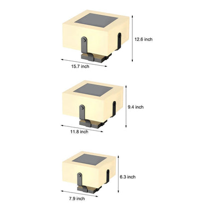 Outdoor Brick Pillar Lights Square Modern Waterproof LED Light