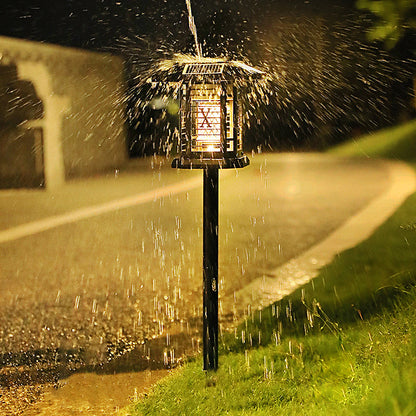 Outdoor Bug Repellent Lights Waterproof Solar Metal Light