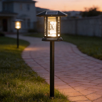 Outdoor Bug Repellent Lights Waterproof Solar Metal Light