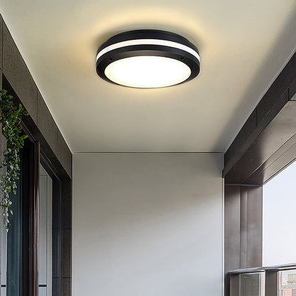 Outdoor Ceiling Lighting Fixtures Round Waterproof LED Light