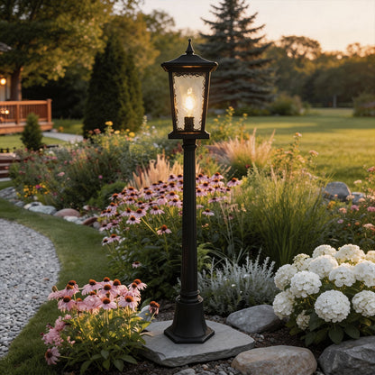 Outdoor Driveway Pillar Lights Minimalist Landscape Post Light