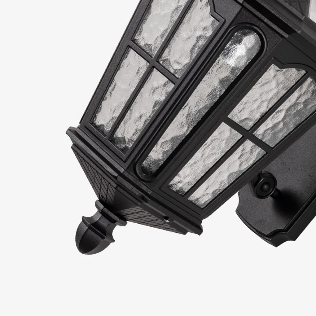 Outdoor Front Porch Lights Vintage LED Aluminum Solar Lantern