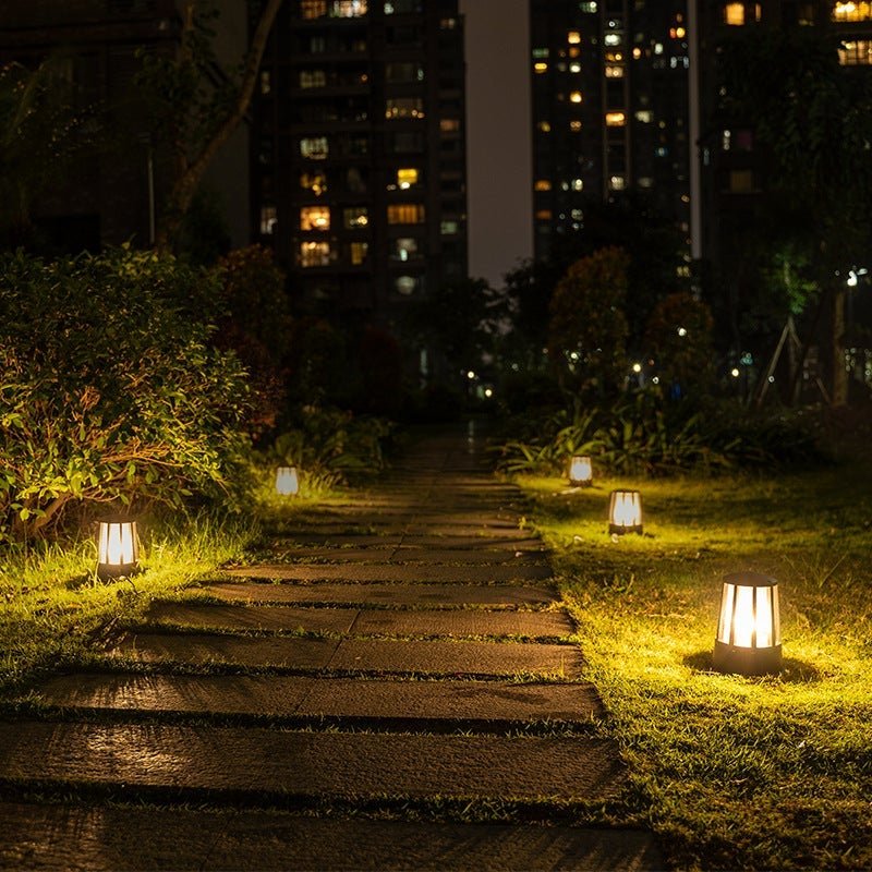 Outdoor Garden Path Lamp Round Creative Waterproof LED Light