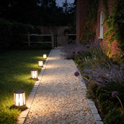 Outdoor Garden Path Lamp Round Creative Waterproof LED Light