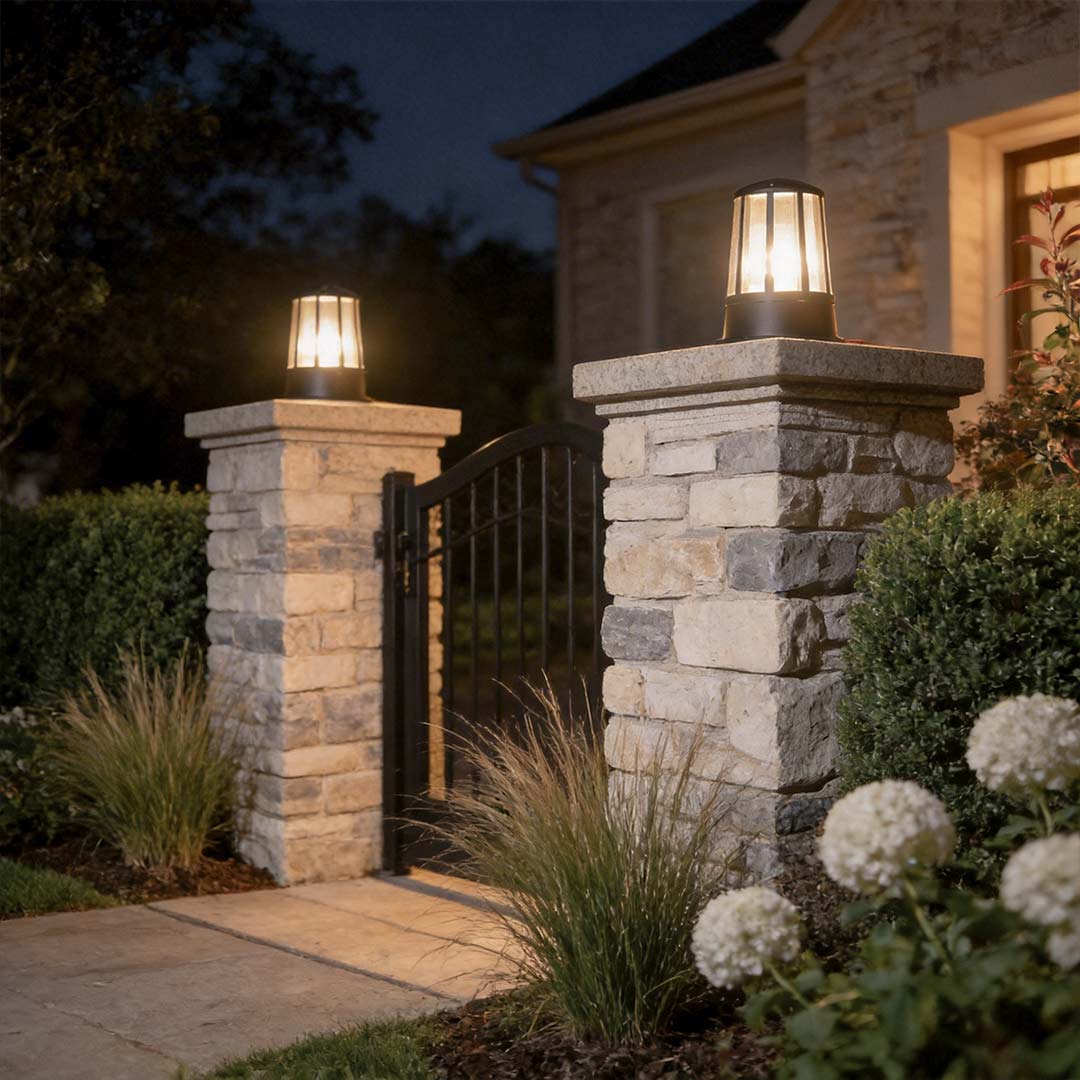 Outdoor Garden Path Lamp Round Creative Waterproof LED Light
