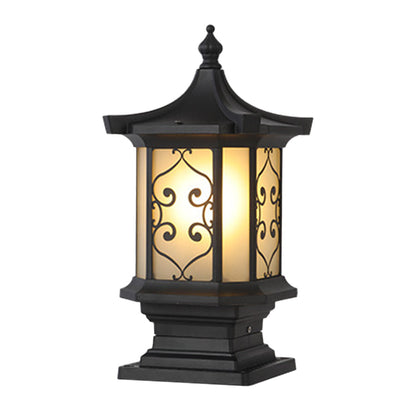 Outdoor Gate Pillar Lights European-Style Waterproof Pier Mount Lamp