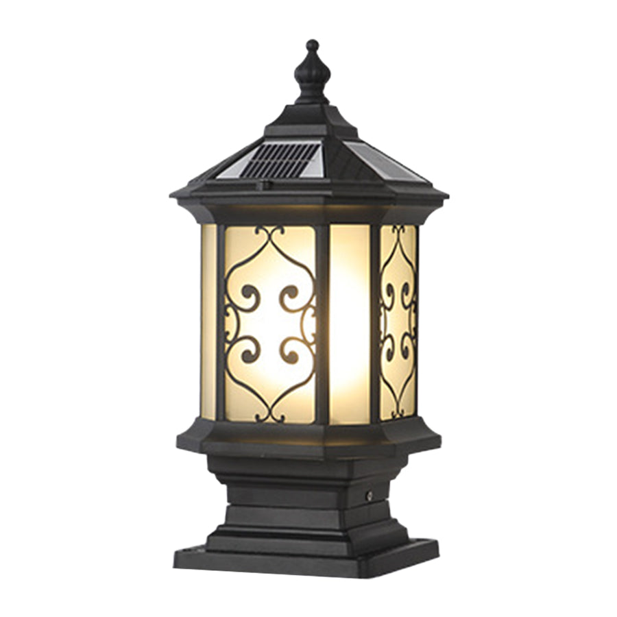 Outdoor Gate Pillar Lights European-Style Waterproof Pier Mount Lamp