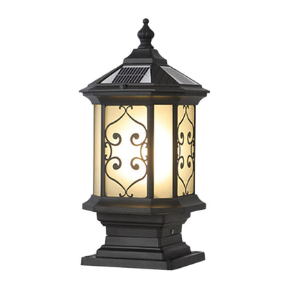 Outdoor Gate Pillar Lights European-Style Waterproof Pier Mount Lamp
