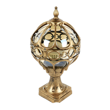 Outdoor Globe Pillar Lights European Die-Cast Aluminum Light