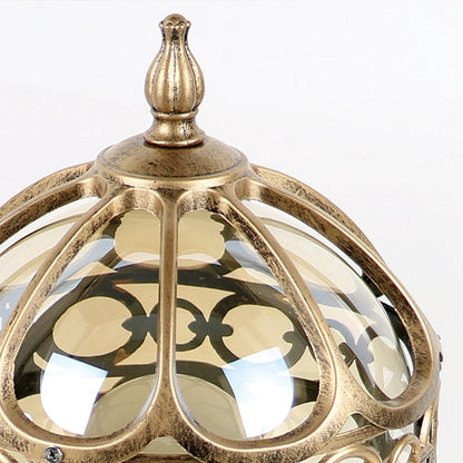 Outdoor Globe Pillar Lights European Die-Cast Aluminum Light