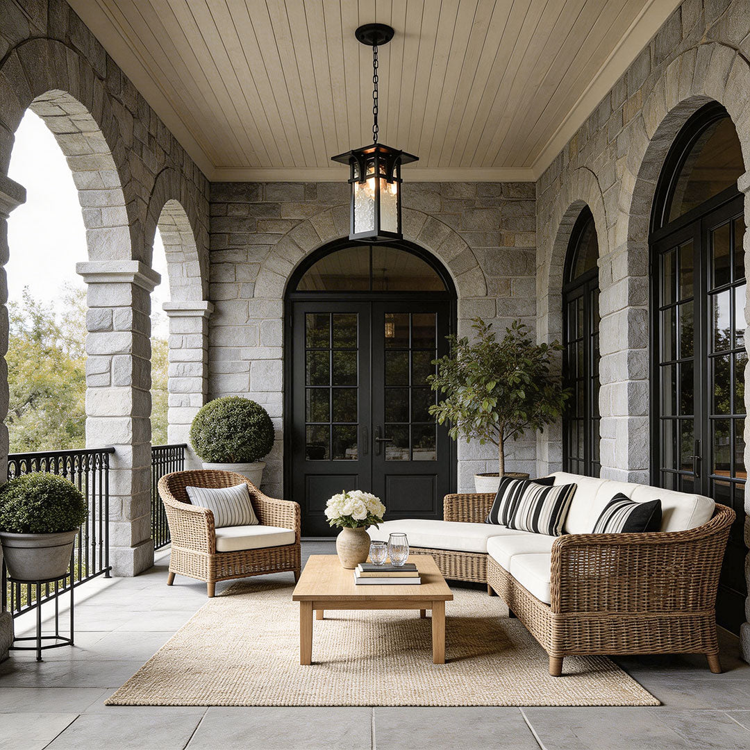 Outdoor Hanging Ceiling Light Fixtures American Style Light