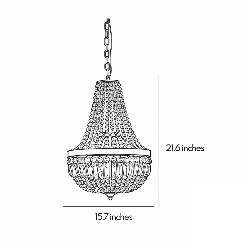 Outdoor Hanging Lantern Light Fixtures Luxury Crystal Ceiling Light