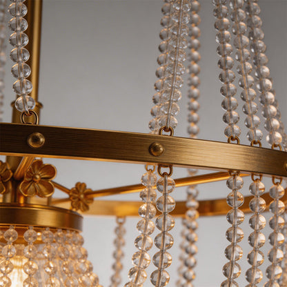 Outdoor Hanging Light Fixture European Wedding Crystal Ceiling Light