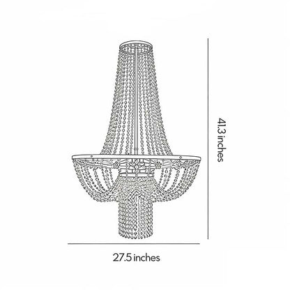 Outdoor Hanging Light Fixture European Wedding Crystal Ceiling Light