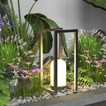 Outdoor Lanterns Black Courtyard Waterproof Decorative Lamp