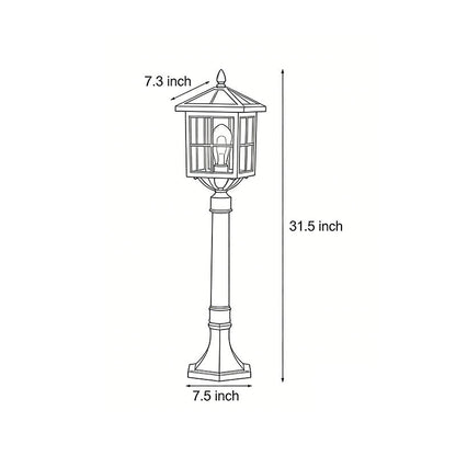 Outdoor Lawn Lights Vintage Black Landscape Lighting