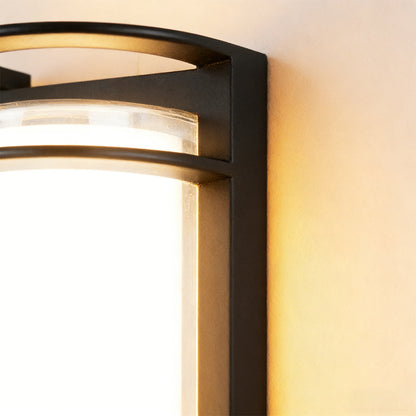 Outdoor LED Light Fixtures Wall Mount Dual-Layer Shade Light