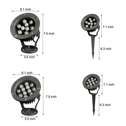 Outdoor LED Spotlights Modern Energy Efficient Lighting for Gardens