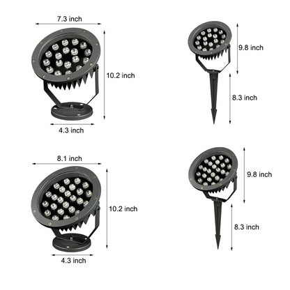 Outdoor LED Spotlights Modern Energy Efficient Lighting for Gardens
