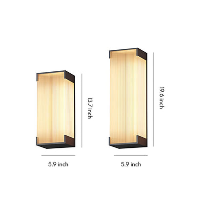 Outdoor Lighting Fixtures Wall Mounted Modern Waterproof Lamp