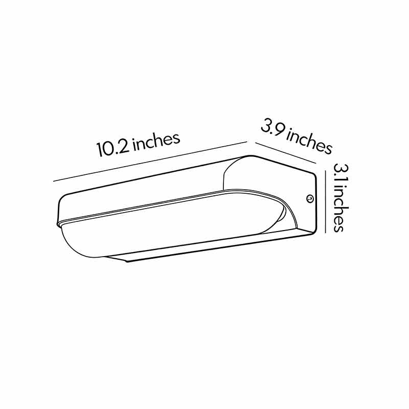 Outdoor Lighting Wall Modern Waterproof LED Metal Light