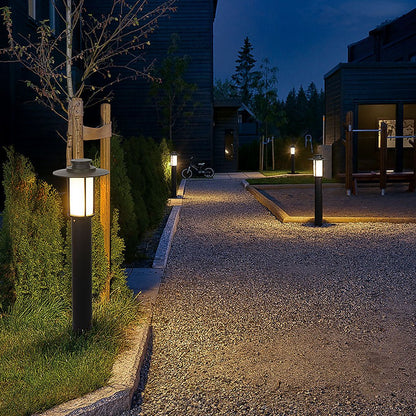 Landscape Bollard Lights Modern Minimalist LED Metal Lamp