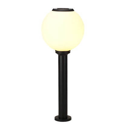 Glass Outdoor Path Light Globe Ball-Shaped LED Solar Light