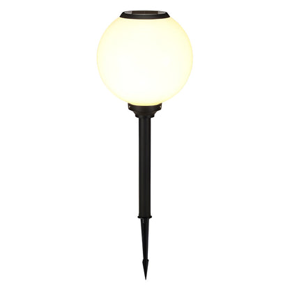 Glass Outdoor Path Light Globe Ball-Shaped LED Solar Light