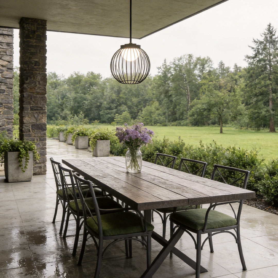 Outdoor Pendant Lighting Modern Waterproof Landscape Ceiling Light