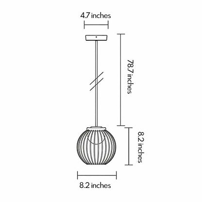 Outdoor Pendant Lighting Modern Waterproof Landscape Ceiling Light