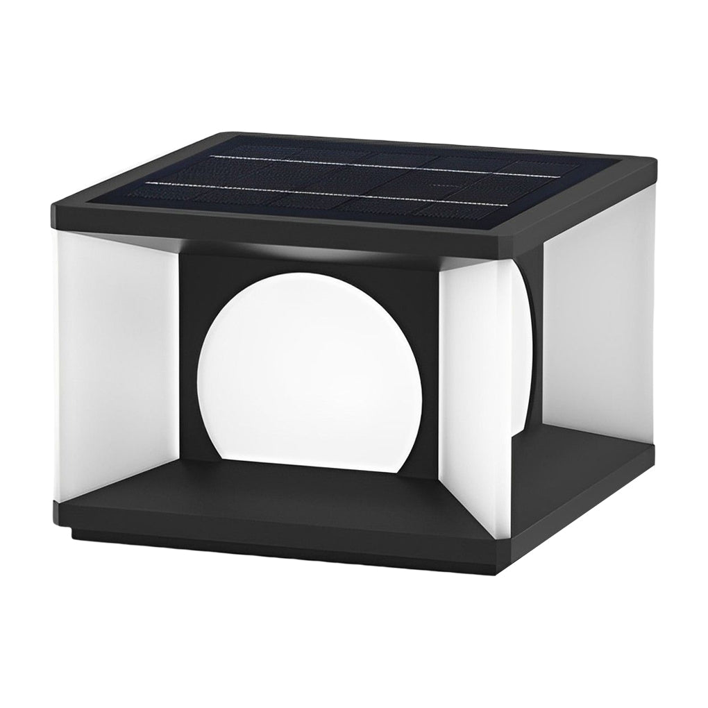 Outdoor Pillar Light Square LED Waterproof Modern Light