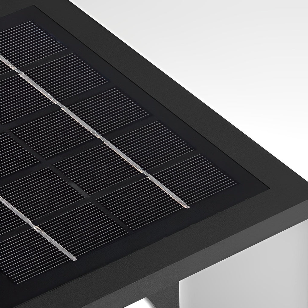 Outdoor Pillar Light Square LED Waterproof Modern Light