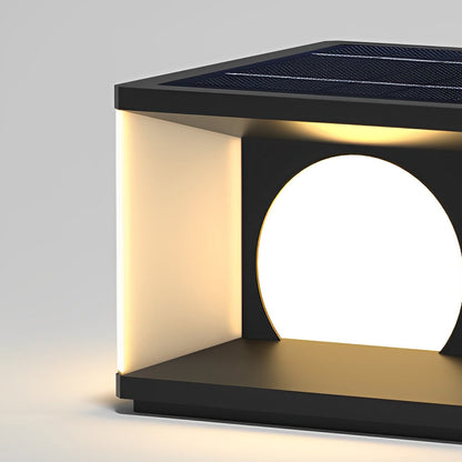Outdoor Pillar Light Square LED Waterproof Modern Light