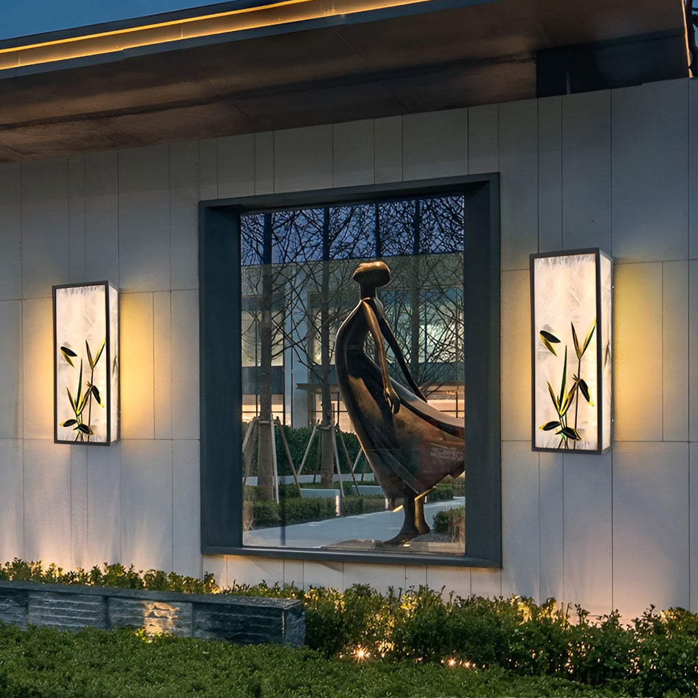 Square Wall Lights Retro LED Waterproof Galvanized Steel Light